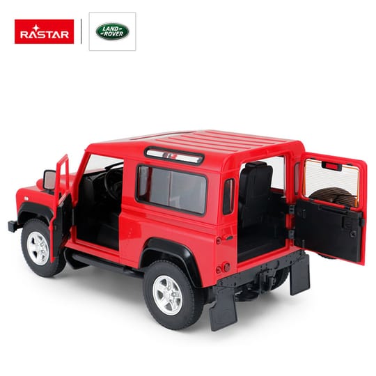 RASTAR Кола с отварящи се врати LAND ROVER DENFENDER R/C 1:14