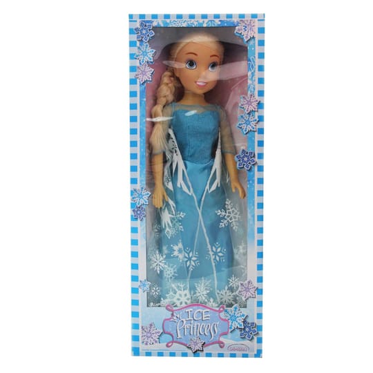 ICE PRINCESS Кукла със синя рокля 80см.