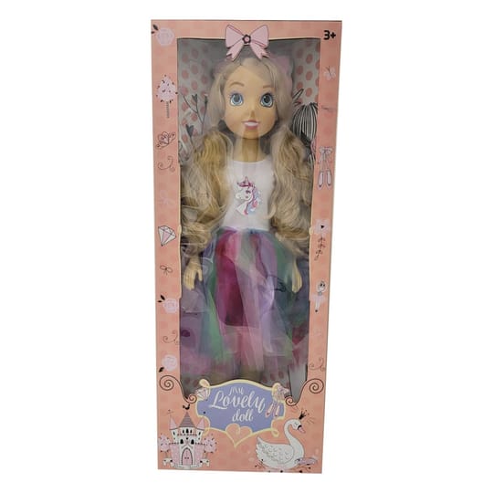 MY LOVELY DOLL Кукла с рокля с еднорог 80см.