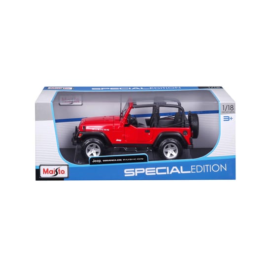 MAISTO SP EDITION Кола Jeep Wrangler Rubicon 1:18 червена