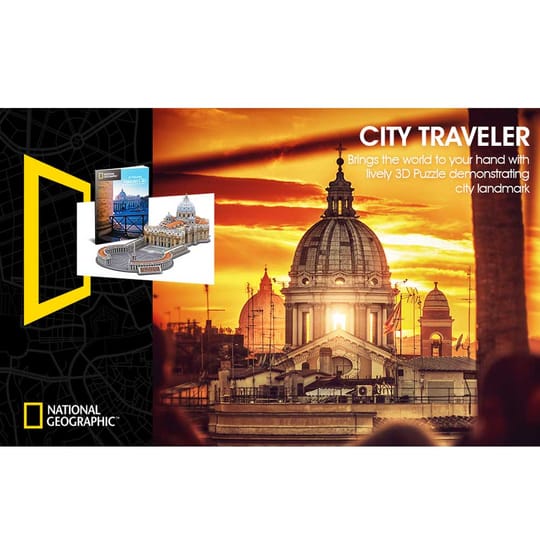 CubicFun Пъзел 3D National Geographic Vatican St.Peter's Basilica 101ч.