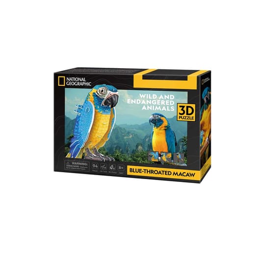 CubicFun Пъзел 3D National Geographic Синьогърлена ара 94ч.
