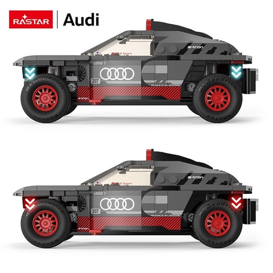 RASTAR Кола Audi RS Q e-tron Bricks за сглобяване 1:30
