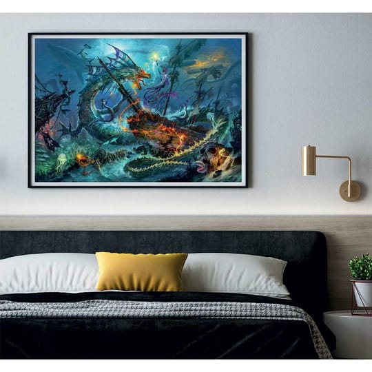 CLEMENTONI 3000ч. Пъзел The Underwater Battle