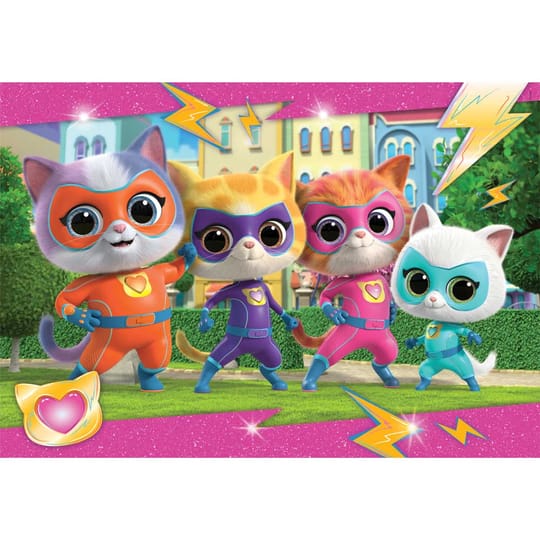 CLEMENTONI 2x20ч. Пъзел Super Kitties