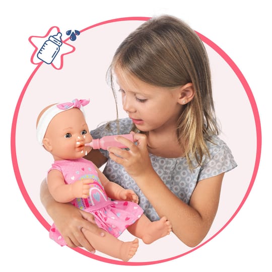 LT Пишкаща кукла Le Bebe 40 см. с гърне и дрешка