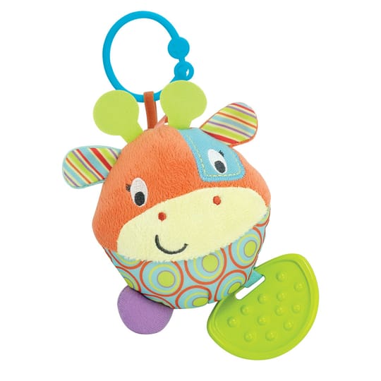 WINFUN Плюшена дрънкалка крава Little Pals