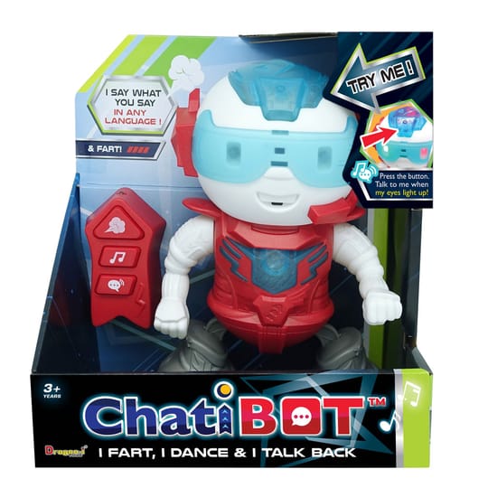 ChatiBOT Бъбривият пръцкащ робот