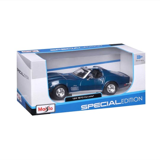 MAISTO SP EDITION Кола Chevrolet Corvette 1970 1:24 синя