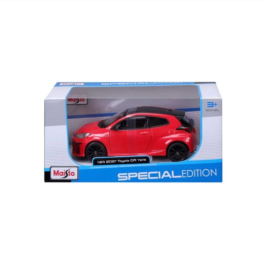 MAISTO SP EDITION Кола 2021 Toyota GR Yaris 1:24 червена