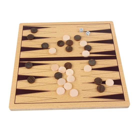 Wooden Дървена дъска за табла с пулове
