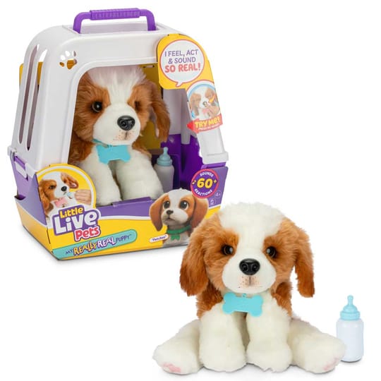 MOOSE Little Live Pets Интерактивно куче Patches
