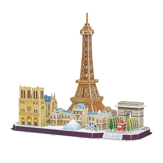 CubicFun 3D Пъзел CITY Line PARIS