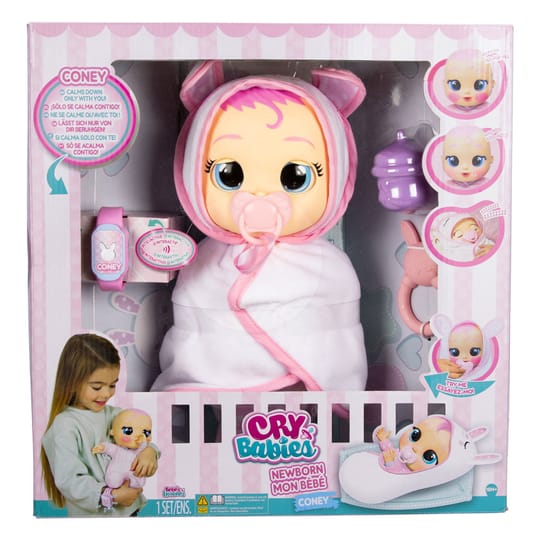 IMC Кукла CRYBABIES Новородено бебе Coney