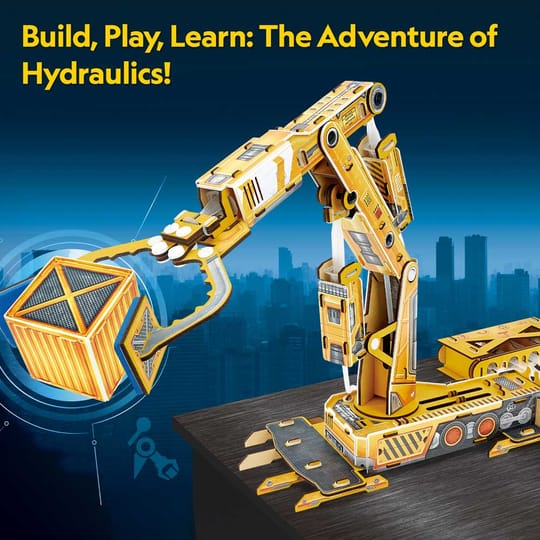 CubicFun 3D пъзел National Geographic STEM Робот с хидравлична ръка