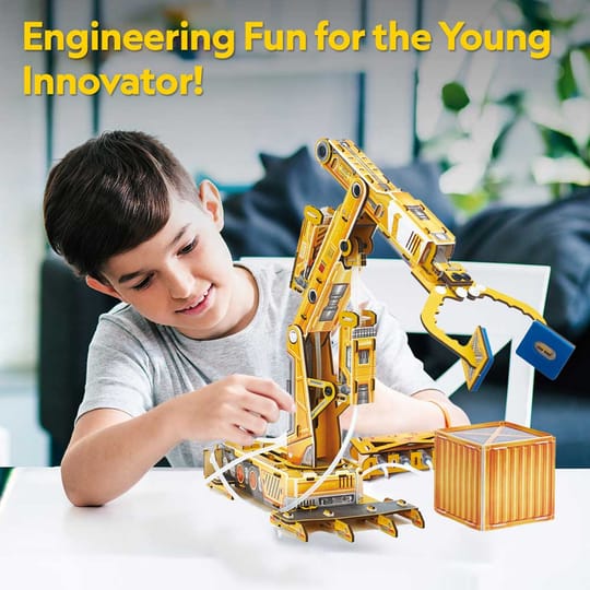 CubicFun 3D пъзел National Geographic STEM Робот с хидравлична ръка