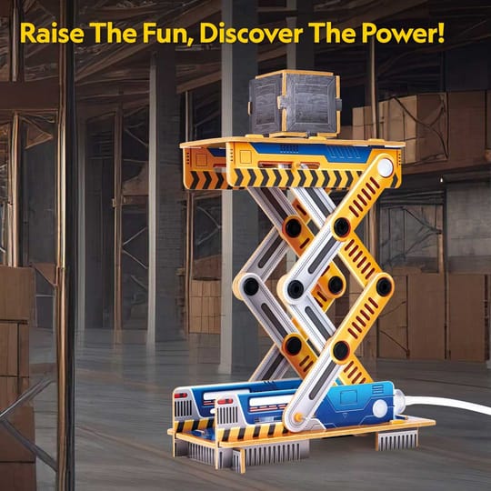 CubicFun 3D пъзел National Geographic STEM Хидравличен асансьор