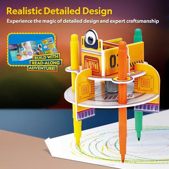 CubicFun 3D пъзел National Geographic STEM Рисуващ робот