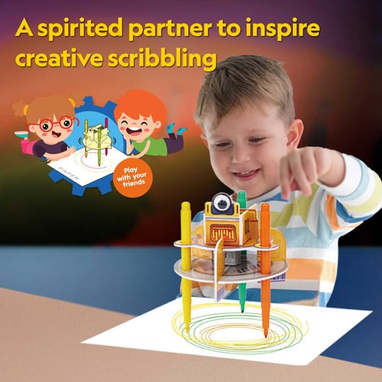 CubicFun 3D пъзел National Geographic STEM Рисуващ робот