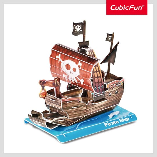 CubicFun Пъзел 3D Pirate Ship 22ч.