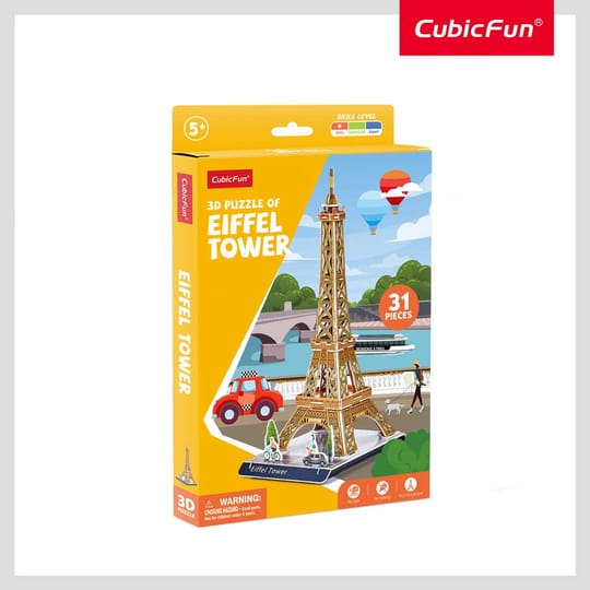 CubicFun Пъзел 3D Eiffel Tower 31ч.