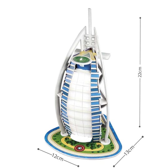 CubicFun Пъзел 3D Burj Al Arab 17ч.