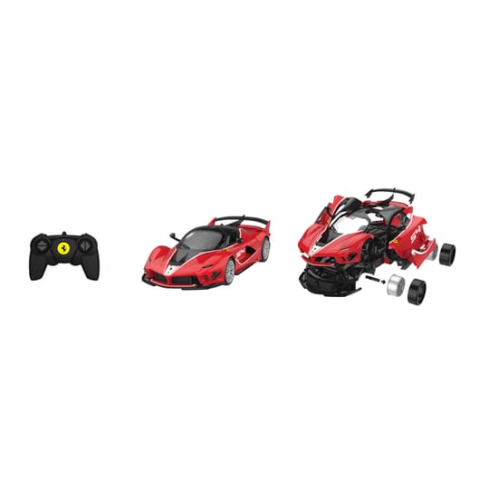 RASTAR Кола за сглобяване Ferrari FXXK EVO R/C 84 части 1:18