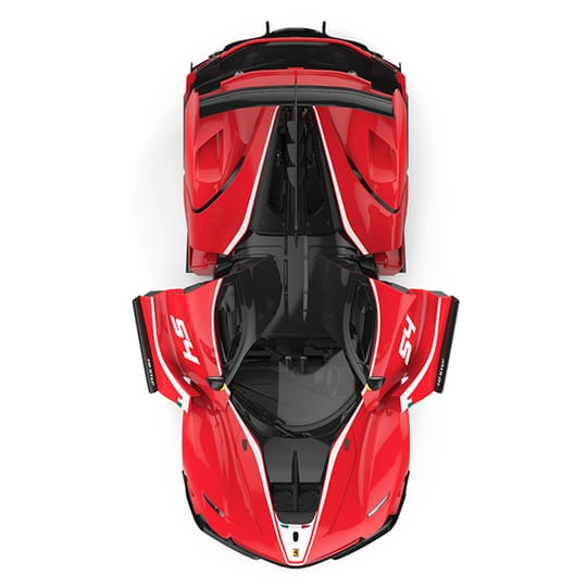 RASTAR Кола за сглобяване Ferrari FXXK EVO R/C 84 части 1:18