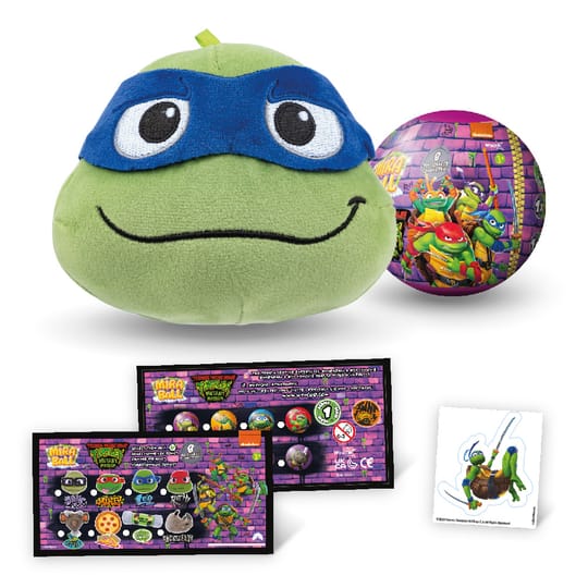 MIRABALL TMNT Топка с плюшена играчка изненада