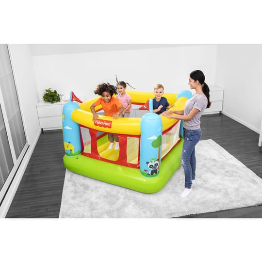 Bestway Fisher Price Надуваем батут за скачане