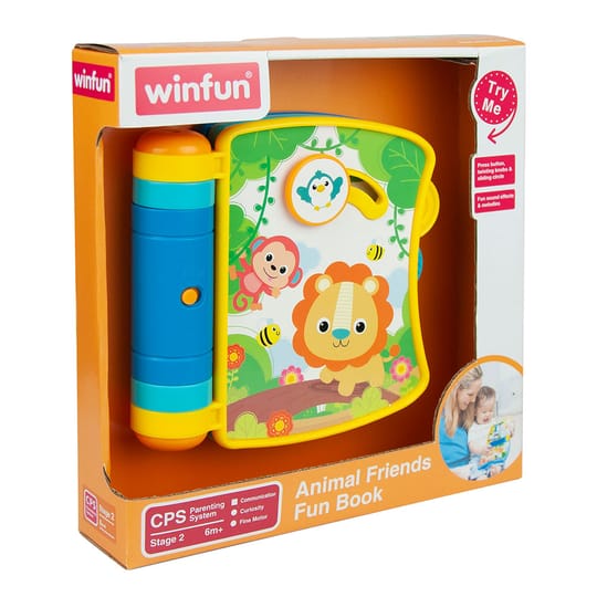 WINFUN Музикална книжка с животни