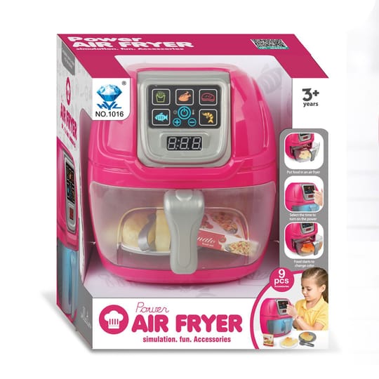 Yifeng Мултифункционален Уред за Готвене Power Air Fryer Розов