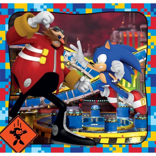 CLEMENTONI 3x48ч. Пъзел Sonic 25320