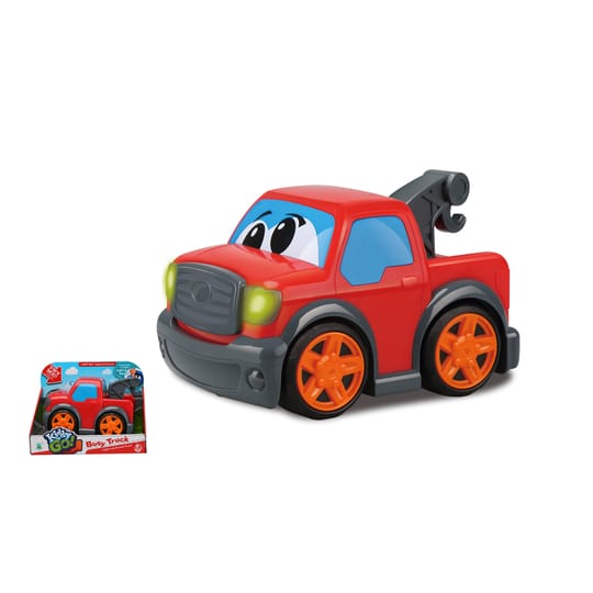 Kiddy Go Камионче B/O със светлини и звуци 19см. Червено