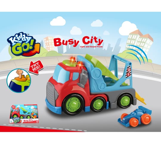 Kiddy Go Рапатрак B/O със светлини и звуци 19.5 см.