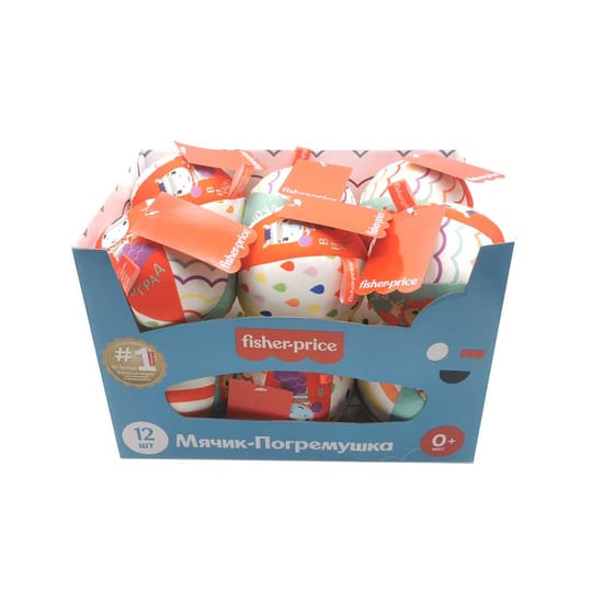 Fisher-Price® Дрънкалка топка 10см.