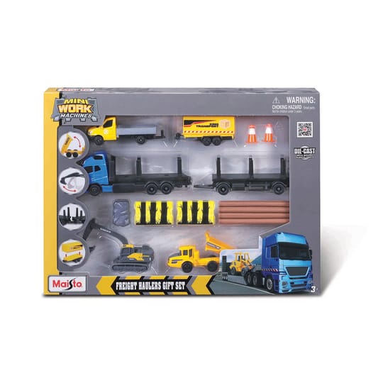 MAISTO MINI WORK MACHINE Freight Hauler Парк камиони 12630