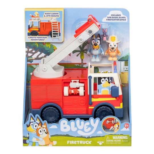 BLUEY Пожарна с 2 фигури