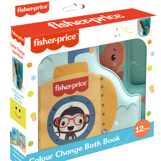 Fisher-Price® Книжка за баня с променящ се цвят