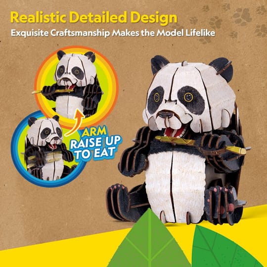 CubicFun Пъзел 3D Wild Animals Панда 55ч.