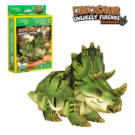 CubicFun Пъзел 3D Dinosaur Трицератопс 61ч.