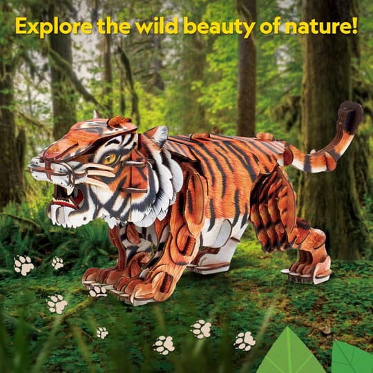 CubicFun Пъзел 3D Wild Animals Сибирски тигър 87ч.