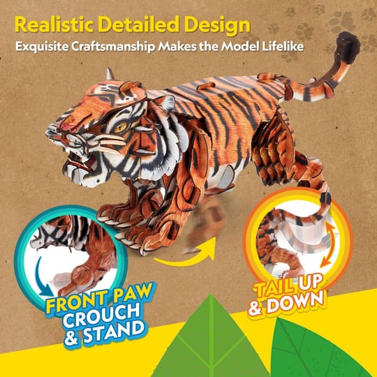 CubicFun Пъзел 3D Wild Animals Сибирски тигър 87ч.