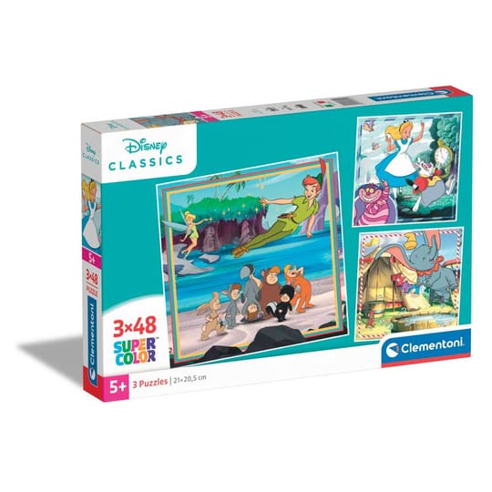 CLEMENTONI 3x48ч. Пъзел DISNEY CLASSICS