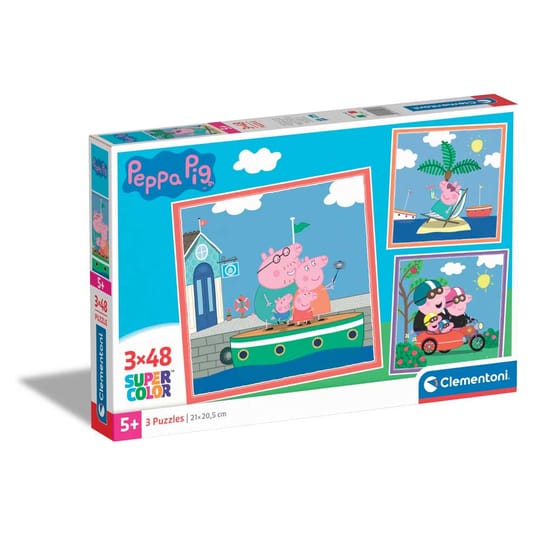 CLEMENTONI 3x48ч. Пъзел Peppa Pig