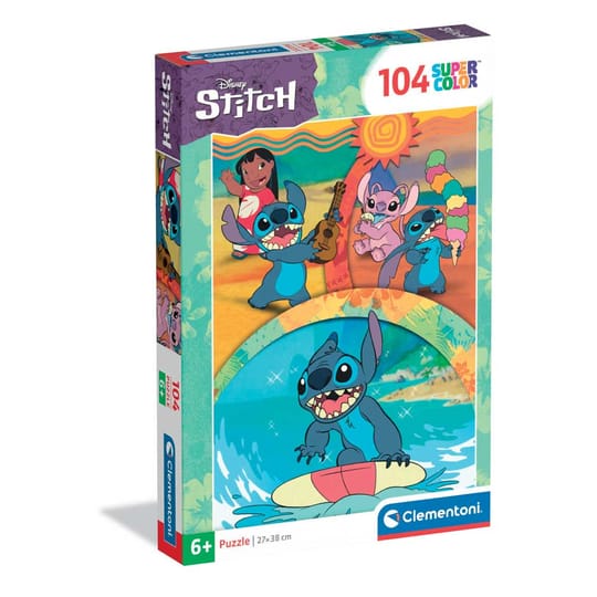 CLEMENTONI 104ч. Пъзел Disney Stitch