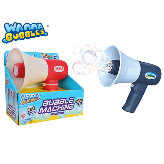 WANNA BUBBLES Мегафон за сапунени балони