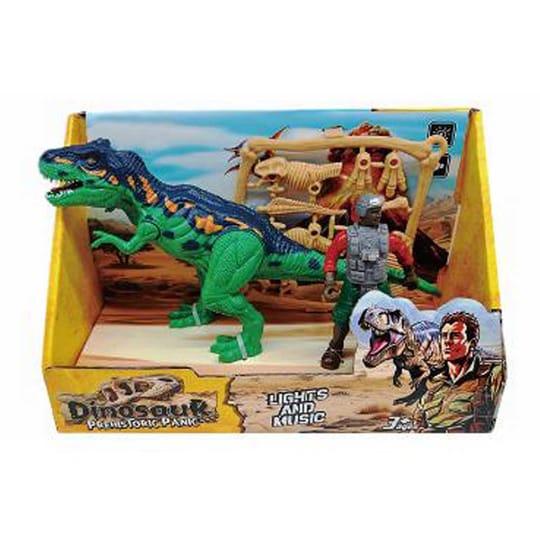 Динозавър T-Rex със Скелет и Фигура