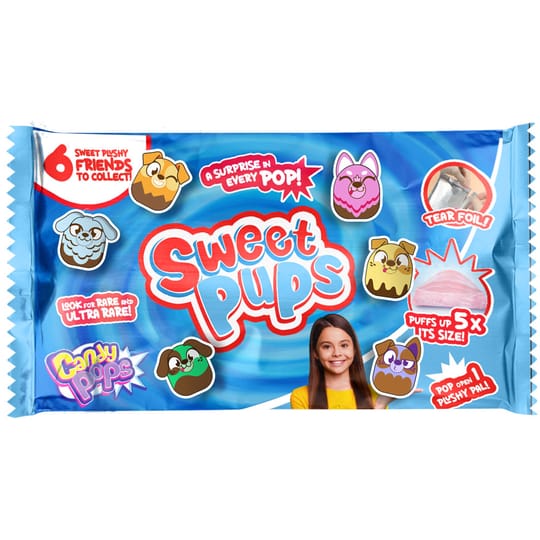 CANDYPOPS Плюшен приятел изненада Sweet Pups