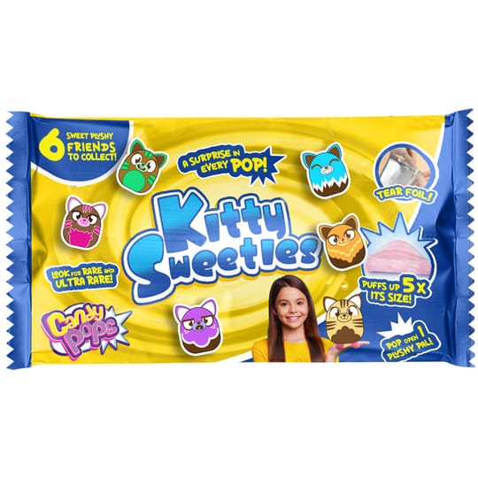 CANDYPOPS Плюшен приятел изненада Kitty Sweeties